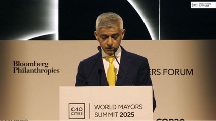 Sadiq Khan uses Rio speech to rekindle war of words with 'climate wrecker' Donald Trump
