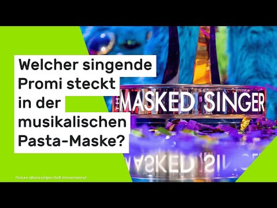 Rave-ioli bei 'The Masked Singer': Welcher singende Promi steckt in der musikalischen Pasta-Maske?