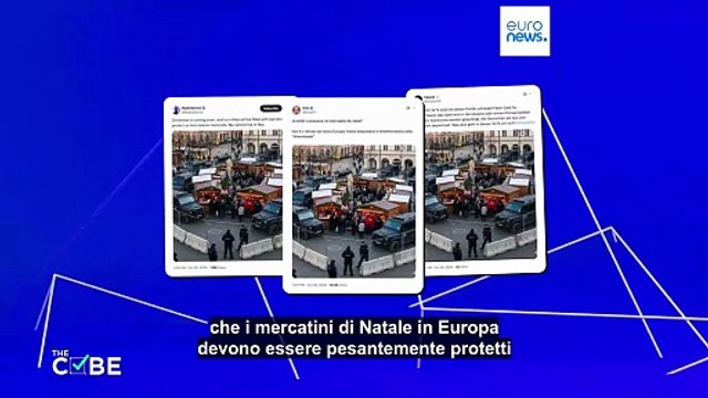 Disinformazione natalizia: l’immagine virale dei mercatini di Natale “blindati” in Germania è creata con l’AI