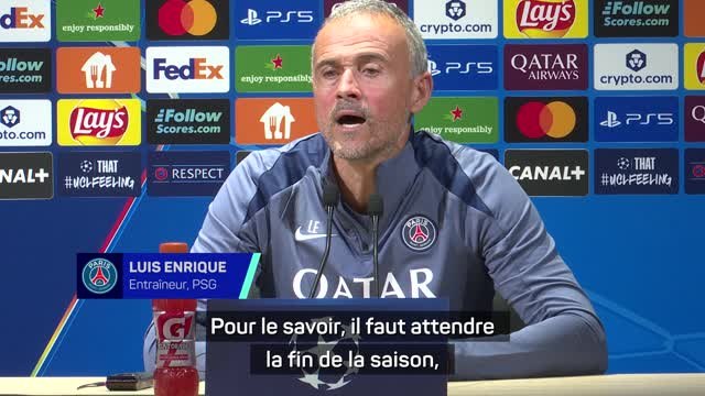 PSG - Luis Enrique : “Le Bayern a gagné ses 15 derniers matches, c’est incroyable”