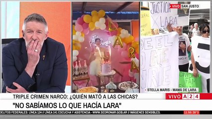Triple crimen Varela: mamá de Lara en exclusiva A24