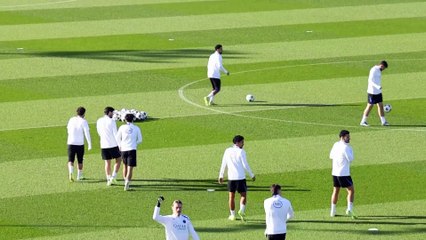 El PSG entrena antes de enfrentarse al Bayern en la Liga de Campeones