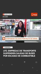 LPZ: Empresas de transporte suspenden salidas de busespor escasez de combustible