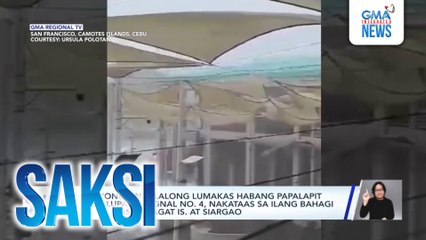 Bagyong Tino, lalong lumakas habang papalapit sa kalupaan; signal no. 4, nakataas sa ilang bahagi ng Visayas, Dinagat Is. at Siargao | Saksi
