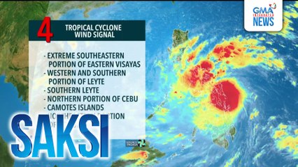 Bagyong Tino, lalong lumakas habang papalapit sa kalupaan | Saksi
