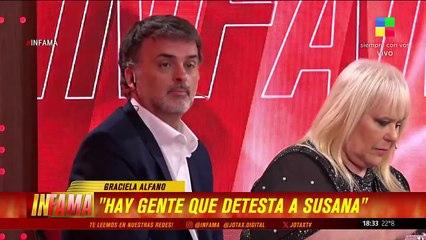 Graciela Alfano cuestionó a Susana Giménez tras las acusaciones de magia negra