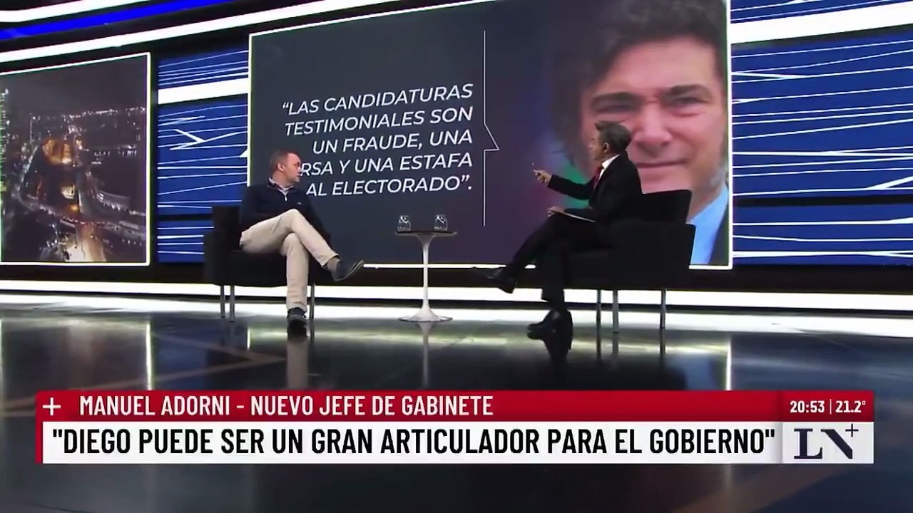 Adorni contra las testimoniales: dijo que son un fraude, pero no en su caso ni el de Santilli