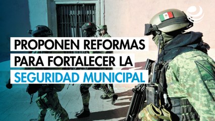 Proponen reformas para fortalecer la seguridad pública municipal del país