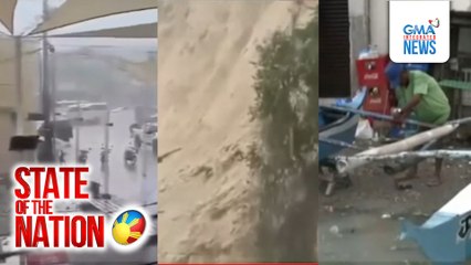 Camotes Islands, hinagupit ng malakas na hangin at ulan ng Bagyong Tino | SONA