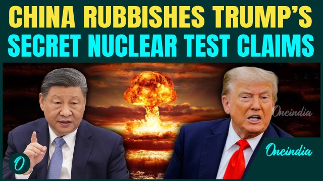 Xi HUMILIATES ‘Warmonger’ Trump | China Rejects Secret NUCLEAR Test Allegations by U.S | WW3