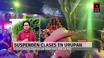Suspenden clases en Uruapan por asesinato del alcalde Carlos Manzo