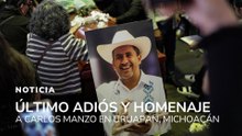 Familiares, amigos y ciudadanos dan el último adiós y rinden homenaje a Carlos Manzo