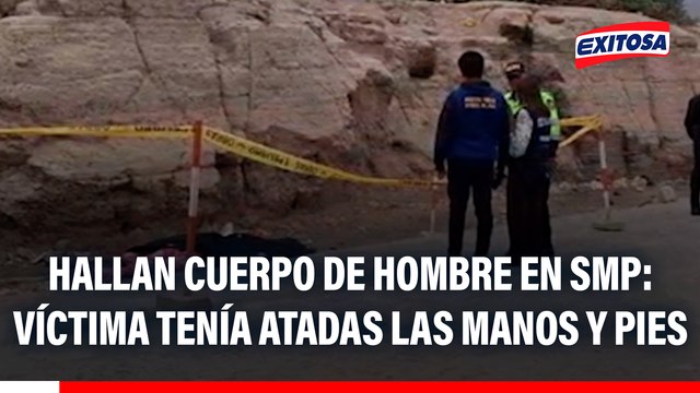 Hallan cuerpo de hombre en SMP: Víctima tenía atadas las manos y pies