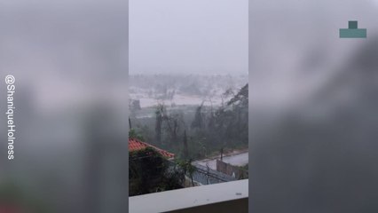 Aftermath of Hurricane Melissa