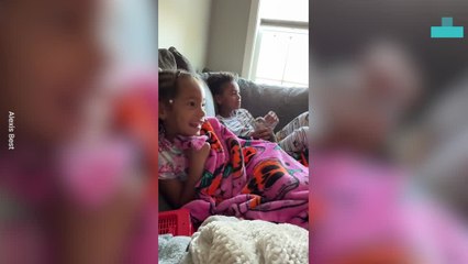 Adorable Kids React to Parents Wedding Video