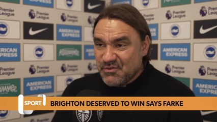 “They were the better side!” | Daniel Farke | Brighton & Hove Albion 3-0 Leeds United
