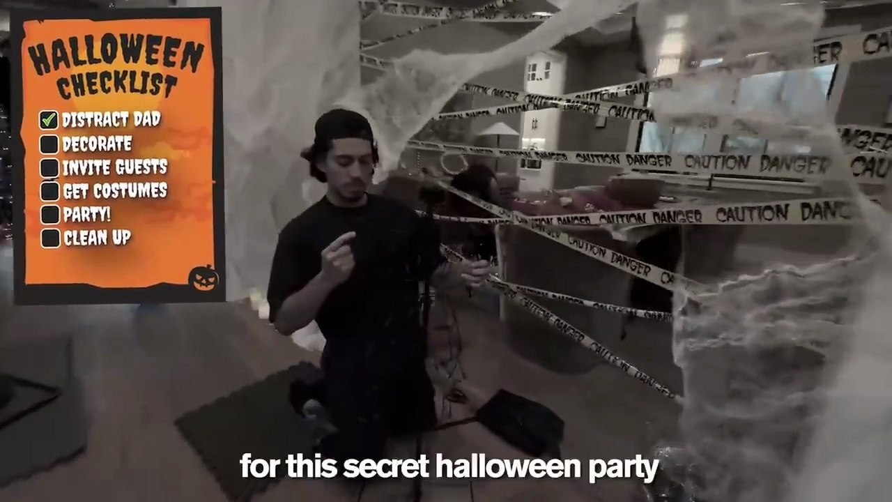 I Threw a SECRET Halloween Party