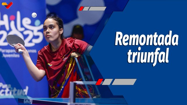 Deportes VTV | María Celis gana medalla en los Parapanamericanos Juveniles Santiago de Chile 2025