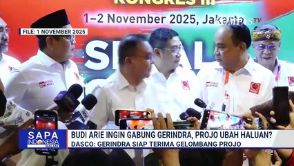 [FULL] Gerindra Sebut Akan Sambut Baik soal Budi Arie Merapat ke Gerindra, Ini Respons Sekjen Projo