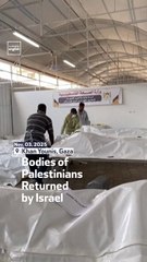 Bodies of Palestinians Returned by Israel
