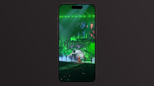 Grabación vídeo concierto iPhone 17 Pro Max