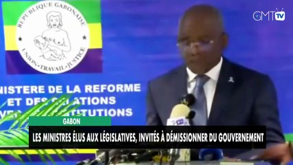 Gabon  les ministres élus aux législatives, invit