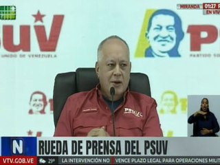 Sec. Gral. PSUV Cabello: Tristemente Trinidad y Tobago asumió una posición contra nuestro país