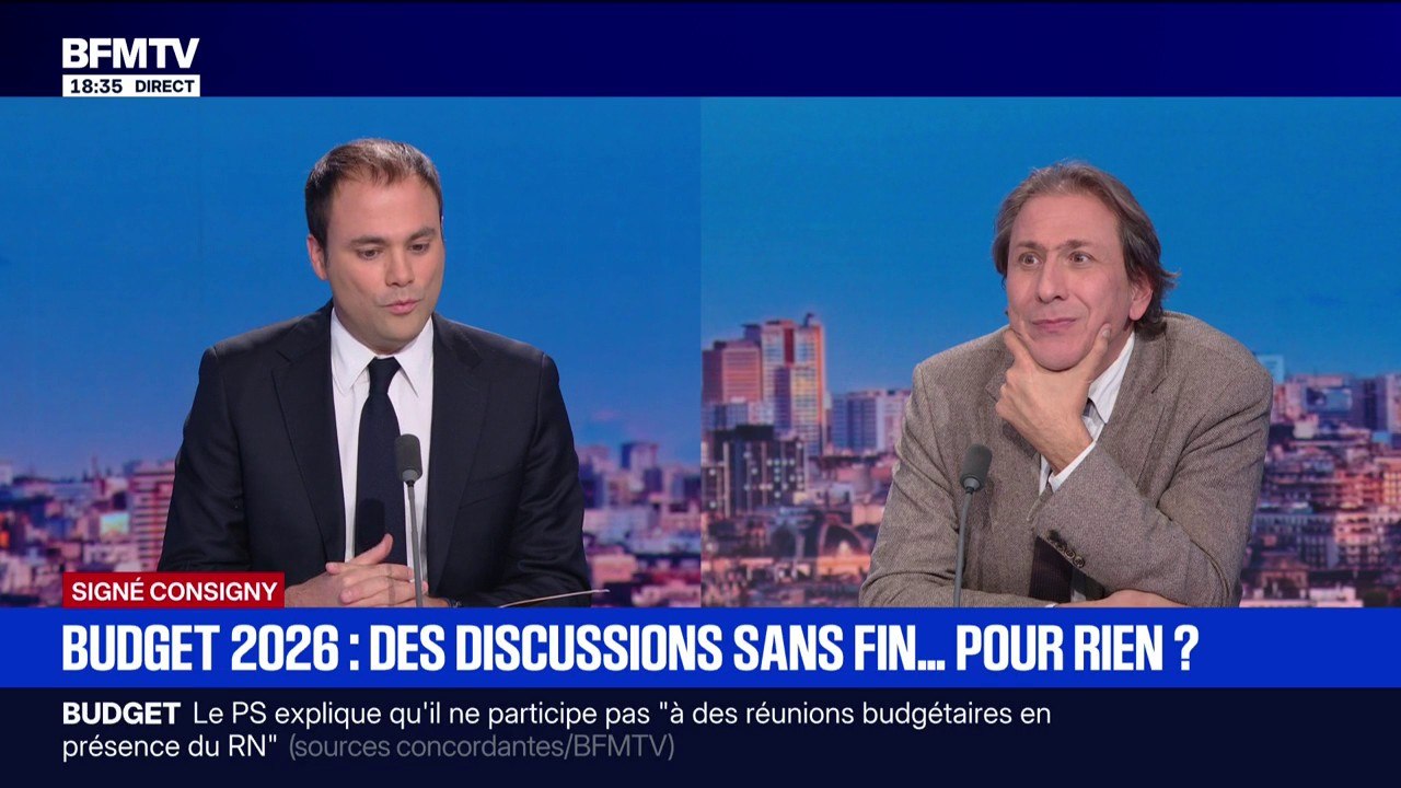 Budget 2026: "Les députés y compris le RN sont lancés dans une course à la création ou à l'augmentation d'impôts", déplore Charles Consigny, avocat