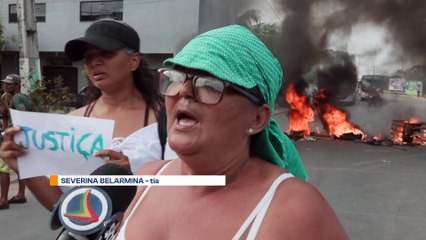 Família de entregador de água e gás morto em acidente pede justiça em protesto no Janga, Paulista