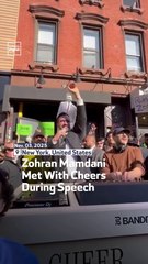 Zohran Mamdani Met With Cheers During Speech