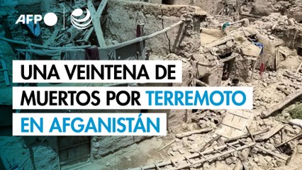 Al menos una veintena de muertos por potente terremoto en Afganistán