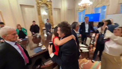 El presidente Javier Milei encabezó la primera reunión con el nuevo Gabinete