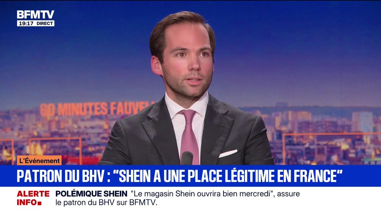 Shein au BHV: Karl-Stéphane Cottendin, directeur général du BHV, indique "qu'il croit au projet Shein"
