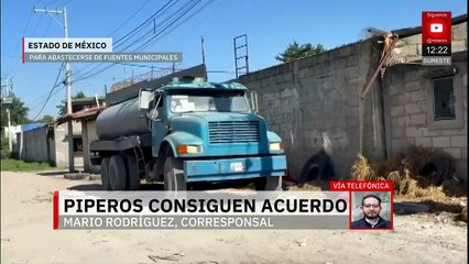 Piperos del Estado de México logran acuerdo con autoridades tras protestas