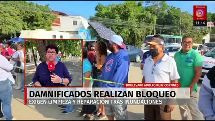 Damnificados por lluvias exigen limpieza y reconstrucción tras inundaciones