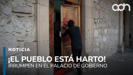 El pueblo está harto. Manifestantes irrumpen en el Palacio de Gobierno tras asesinato de Manzo