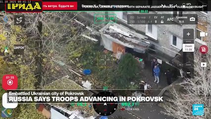 Russia says its forces advance in ruins of Pokrovsk, Ukraine says defenders hold on