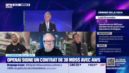 OpenAI signe un contrat de 38 milliards de dollars avec AWS - 03/11