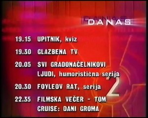 HRT 2 08.06.2004. - TV raspored i odjava