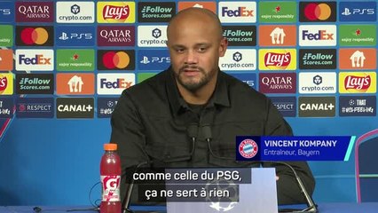 Bayern - Kompany : "Quand on le bat en novembre 2024, le PSG était déjà très fort"