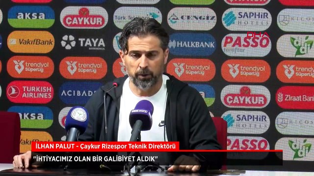 İlhan Palut: Duran toptan da olsa bir golle değerli galibiyet aldık