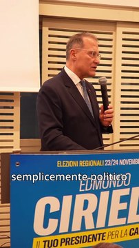 Cirielli - È in gioco il futuro dei nostri figli e la qualità della vita in Campania. (03.11.25)