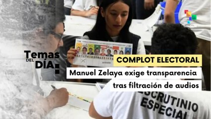 Audios confirman conspiración golpista contra elecciones en Honduras