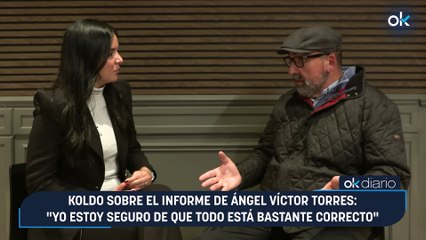 Koldo sobre el informe de Ángel Víctor Torres: "Yo estoy seguro de que todo está bastante correcto"