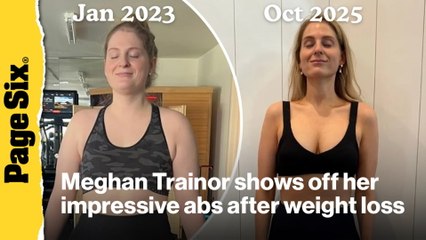 Meghan Trainor shows off her impressive abs after Mounjaro-fueled weight loss