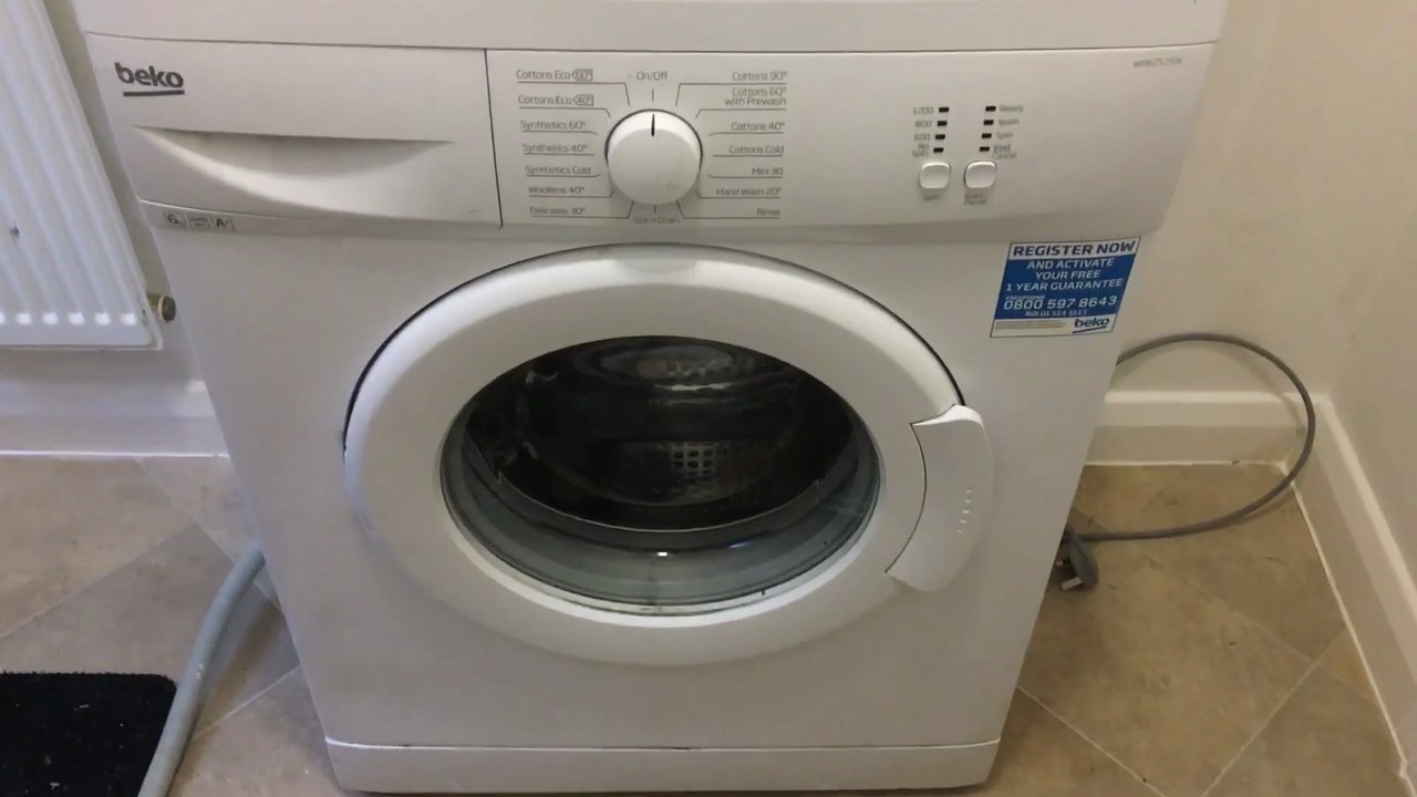 Beko WM62125W | Overview with new seal