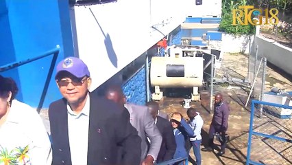 Ambasadris Colombie a, CP Leslie Voltaire vizite komisarya Kenscoff