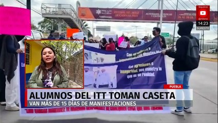 Estudiantes del ITT Puebla exigen renuncia de directivos y mejores condiciones
