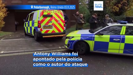 Polícia britânica acusa homem de tentativa de homicídio após ferir 11 pessoas num comboio