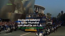 ¡Locura azul en Los Ángeles! Dodgers celebra la Serie Mundial con desfile 💙🏆